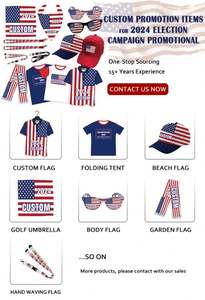 カスタム3X5FT選挙アメリカ国旗大統領プロモーション帽子シャツアイテム2024キーホルダー - Product Image 6