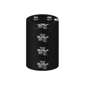 Condensateur de montage sur châssis 1500 µF 20% 400V à vis CAP ALUM 1500UF 20% 400V SCREW 400LSW1500M64X99 - Product Image 1