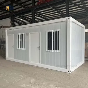 Casa Contenedor Prefabricada Modular de Madera con Almacenamiento para Baño, Garaje Residencial, Hotel, Cafeterías, Oficina, Jardín, China, con Paneles de Vidrio - Product Image 1