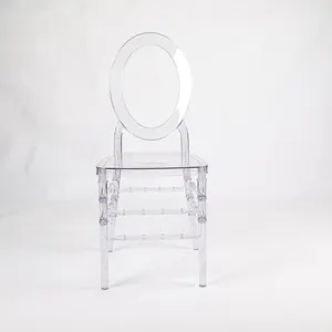 Factory direct Unique New Design 5 Star Event Furniture Stack Wedding Transparent Chair