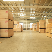 Panneau de contreplaqué mélaminé synchronisé à âme en bois dur, directement de l'usine chinoise, matériau de rénovation intérieure