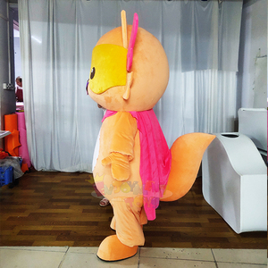 Disfraz de Mascota de Gato Naranja Personalizado, Traje de Personaje de Dibujos Animados Estilo Superhéroe para Adultos, Cabeza de Espuma EVA, para Fiestas de Halloween, Navidad y Eventos - Product Image 3