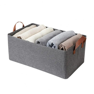 Caixa de armazenamento de roupas dobrável gaveta catiônica grande capacidade guarda-roupa doméstico jeans portátil caixa de armazenamento oxford - Product Image 3
