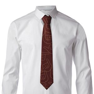 <span class=keywords><strong>Cravatte</strong></span> in Seta da Uomo Personalizzate di Alta Qualità con Stampa del Segno Shaka, Abbinabili a Completi, alla Moda, Stampa su Richiesta per Feste - Product Image 3