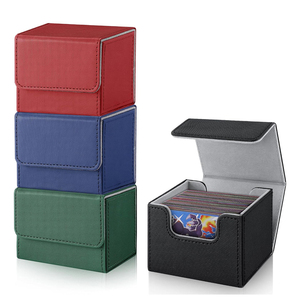 Tùy chỉnh PU da nam châm mạnh mẽ lưu trữ thẻ phù hợp với 100 + Đơn tay thẻ Yugioh giao dịch TCG thẻ boong hộp - Product Image 6