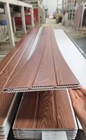 Nouvelle ligne dorée populaire, panneau mural en PVC, panneau de plafond en PVC