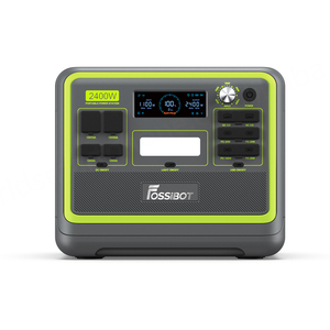 Station d'alimentation portable Fossibot F2400 avec onde sinusoïdale pure, pour usage solaire extérieur et domestique, 2400W LiFePO4 - Product Image 1