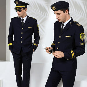 Conception personnalisée de chemises de costume d'uniforme d'aviation formel pour uniforme de <span class=keywords><strong>pilote</strong></span> de ligne - Product Image 3