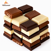 Fábrica OEM/ODM Venta al por mayor de alta calidad Manteca de cacao Leche láctea Chocolate blanco y barra de chocolate negro