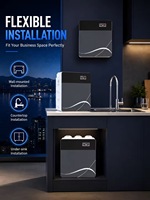 Purificateur d'eau alcaline minérale UV, filtre à eau RO, système d'osmose inverse, machine de traitement de l'eau à 5/6/7 étapes pour la maison