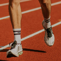 Chaussettes de sport athlétiques personnalisées pour hommes, pour la course et le basketball, respirantes, absorbant la transpiration, tricotées, imprimées