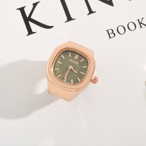 <span class=keywords><strong>Montres</strong></span> Bagues pour Hommes et Femmes, Vente en Gros, Plaquées Or ou Argent, <span class=keywords><strong>Montres</strong></span> Bagues à Quartz Rondes avec Anneau Élastique - Product Image 6