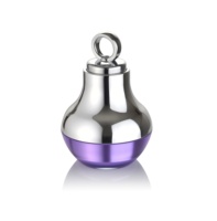 Tête vibrante avec pot de crème à batterie Emballage cosmétique unique pour fabricant de crème pour les yeux Récipient cosmétique Pmma