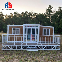 Le conteneur plat de RUIISTEEL 20ft & 40ft loge la maison de luxe de conteneur de maisons 40ft