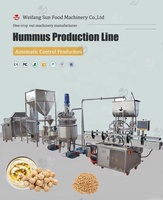 Produit le plus vendu : Équipement de fabrication de houmous sain et délicieux, machine à remplir le houmous, ligne de production de pâte de pois chiches