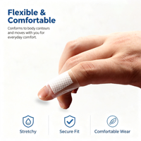 Pansement adhésif imperméable en PU, pansement transparent pour plaies, pansement transparent de premiers soins pour les soins de la peau