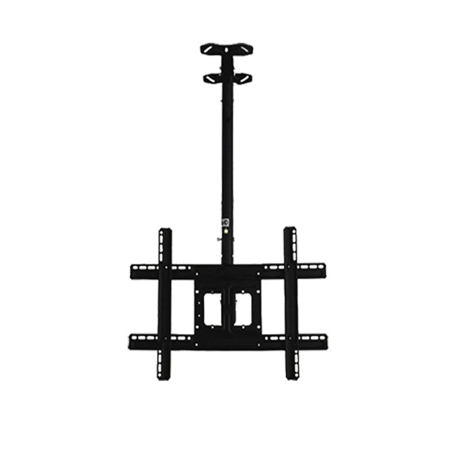 R&M 32-65 Inch Iron Ceiling TV Mount with 360-Degree Rotating Telescopic Stand Motorized Removable Thick Max Vesa 100-600mm