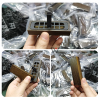 Diffuseur de parfum pour voiture en bois avec logo personnalisé, bloc aromatique, senteurs longue durée, parfum pour climatiseur, désodorisant pour grille d'aération avec clip