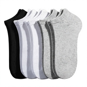Custom Logo Mens No Show <b>Socks</b> Breathable Knitted Casual Low Cut Cotton Blend Daily Wear Soft Stretch Comfort Athletic <b>Socks</b> Top - Product Image 3