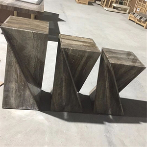 Sáng Tạo Đá Vuông Đá Cẩm Thạch Hiển Thị Bệ Plinth Bàn Cà Phê Đá Cẩm Thạch Plinth <span class=keywords><strong>Cube</strong></span> Side Bảng Và Căn Cứ - Product Image 6