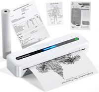Imprimante thermique imprimante d'autocollants 80mm Phomemo M833 imprimante portable sans fil A4 taille Machine d'impression pour la maison/le bureau/les étudiants