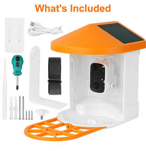 <span class=keywords><strong>Smart</strong></span> Garden Bird Feeder con la macchina fotografica senza fili di monitoraggio della fauna selvatica all'aperto - Product Image 5