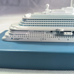 Atacado Personalizado Profissional Miniatura Cruise Modelo Personalizado Metal Cruise Ship Lembrança Die Casting for Christmas Gift - Product Image 5