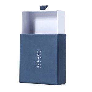 Wholesale Custom Logo Premium Luxury Cardboard <b>Paper</b> Gift Jewelry Watch Slide Packaging Box Customized Ribbon Art - Product Image 1