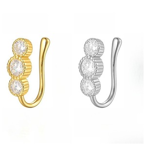 <span class=keywords><strong>Faux</strong></span> nez en forme de U anneau boucle d'<span class=keywords><strong>oreille</strong></span> Clip cuivre Zircon fleur narine <span class=keywords><strong>oreille</strong></span> <span class=keywords><strong>Cartilage</strong></span> pas de <span class=keywords><strong>Piercing</strong></span> femmes hommes bijoux accessoires - Product Image 5