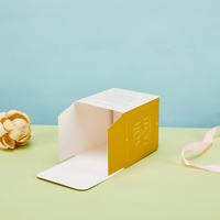 Caja de papel personalizada al por mayor con diseño de logotipo impreso para regalo de fragancias para el hogar, con bandeja de papel para velas aromáticas y cera perfumada.