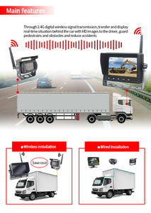 <span class=keywords><strong>Camera</strong></span> Giám Sát Không Dây Kỹ Thuật Số 2.4G Màn Hình IPS 5 Inch Với <span class=keywords><strong>Camera</strong></span> Quan Sát Ban Đêm Chống Nước Che Phủ 360 Độ Điểm Mù - Product Image 2