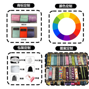 Elastic Resistance Band For Fitness And Body Shaping Durable Polyester Cotton Opp Bag Packaging - Product Image 1