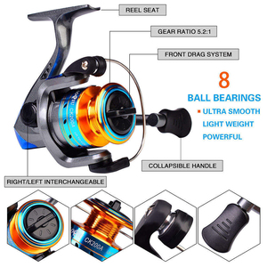 สินค้ามาใหม่ คันเบ็ดตกปลาแบบเบทคาสติ้ง ไฟเบอร์กลาส ขนาด 1.8 ม. 2.1 ม. พร้อมรอกเบทคาสติ้ง ชุดครบเซ็ต - Product Image 5