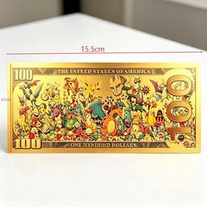 Banconota da Collezione in Lamina d'Oro, Tema Anime, Non Valuta Legale, Decorativa per Collezionisti - Product Image 3