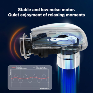 Pistola de masaje de calidad <span class=keywords><strong>superior</strong></span> ampliamente utilizada, pistola de confort, masajeador de mano para relajación muscular de cuerpo completo - Product Image 4