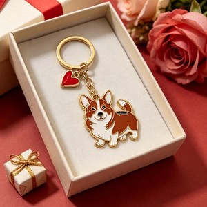 Porte-clés en alliage de zinc pour animaux de compagnie, porte-clés en métal émaillé, animal mignon de dessin animé, pour sac, sac à main, charme, décoration de sac à dos, souvenir, cadeau - Product Image 3