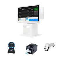 Sistem POS All In One Layar Sentuh Mesin Kasir Dengan Printer Thermal Pemindai Barcode Untuk Toko Retail Supermarket