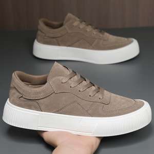 2025 नई साल की श्रृंखला कोरियन शैली पुरुषों के लिए सरल बहुमुखी कम-शीर्ष ट्रेंडी जूते मोटे-सोले अतिरिक्त बड़े पैदल चलना - Product Image 3