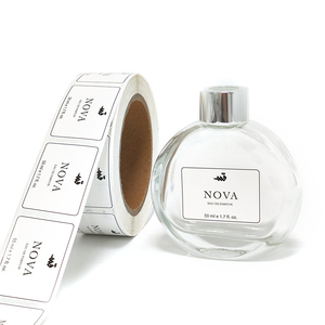Rollo de etiquetas adhesivas, pegatinas de vinilo impresas personalizadas, pegatinas de productos para el cuidado de la piel, etiquetas para botella de Perfume - Product Image 1