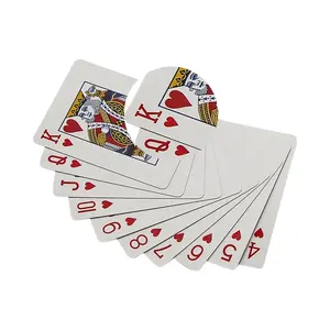Cartão de jogo de queijo feito sob encomenda, impressão de poker airbnb playing card