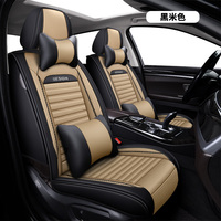 Fundas de Asiento de Coche de Cuero Nappa de Lujo a Precio de Fábrica, Juego Completo, Color Naranja, Impermeables, Compatibles con Airbag, para Todas las Estaciones
