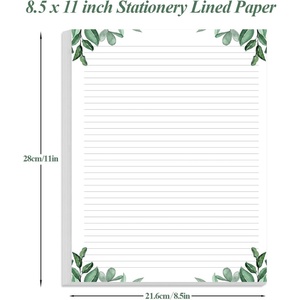 Papier ligné pour papeterie, format lettre, non perforé, pour l'école et le bureau - Product Image 2