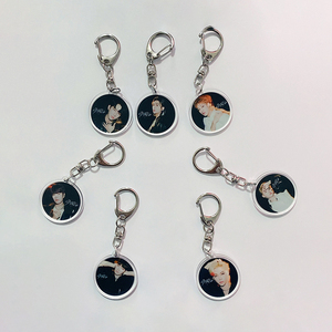 Custom NFC Music <b>Keychain</b> Double-sided UV Printing Plastic <b>Anime</b> Pendant with Photo Fashion Trend Tech Accessory for Fans - Product Image 1