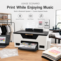 Imprimante DTF A3 13 pouces XP600 CMYK avec encre blanche pour films PET, idéale pour l'impression sur vêtements en coton et polyester – Approvisionnement direct usine