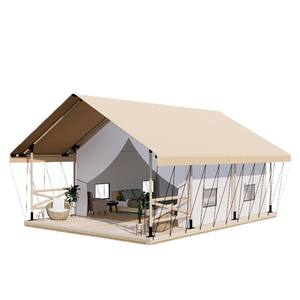 Tente d'hôtel <span class=keywords><strong>nomade</strong></span> en bois de luxe avec conservation de la chaleur et chauffage, tailles 4x6m/5x7m/5x9m pour les stations balnéaires et le camping - Product Image 1