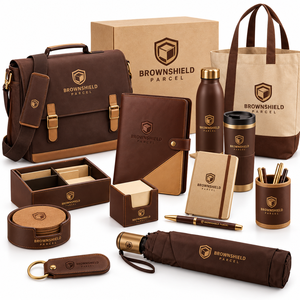 Coffret Cadeau Gilet de Travail Sac à Dos Oreiller en U Masque pour les Yeux Tasse Thermique Carnet A5 Logo Personnalisé Cadeaux d'Anniversaire pour Entreprise de Fret Aérien - Product Image 5