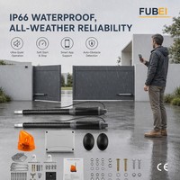 Fubei 150 kg Ouvre-portail battant double automatique Moteur électrique Wi-Fi DC AC Télécommande Système professionnel pour allée