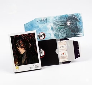 Venta al por mayor <span class=keywords><strong>Demon</strong></span> <span class=keywords><strong>Anime</strong></span> <span class=keywords><strong>Slayer</strong></span> Caja Sorpresa Desgarrable Tarjeta Coleccionable Polaroid 256 Matrix Colección Hobby Transmisión en Vivo Suministro de Juguetes al por Menor - Product Image 1