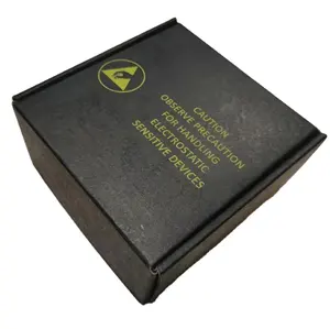 antistatic paper corrugated carton board box black conductive aircraft carton boxes