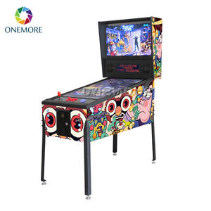 เครื่องเล่นเกมพินบอลเสมือนจริง <span class=keywords><strong>Onemore</strong></span> Arcade 1 ผู้เล่น ขนาด 43 นิ้ว พร้อมแทร็กบอล LED 3 นิ้ว เครื่องเล่นเกมพินบอลแบบอาร์เคด 2 in 1 รวมเกมวิดีโอ 7000+ เกม - Product Image 6
